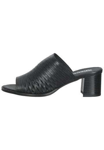 IGI&CO Pantoletten Nappaleder Schwarz - surf4shoes