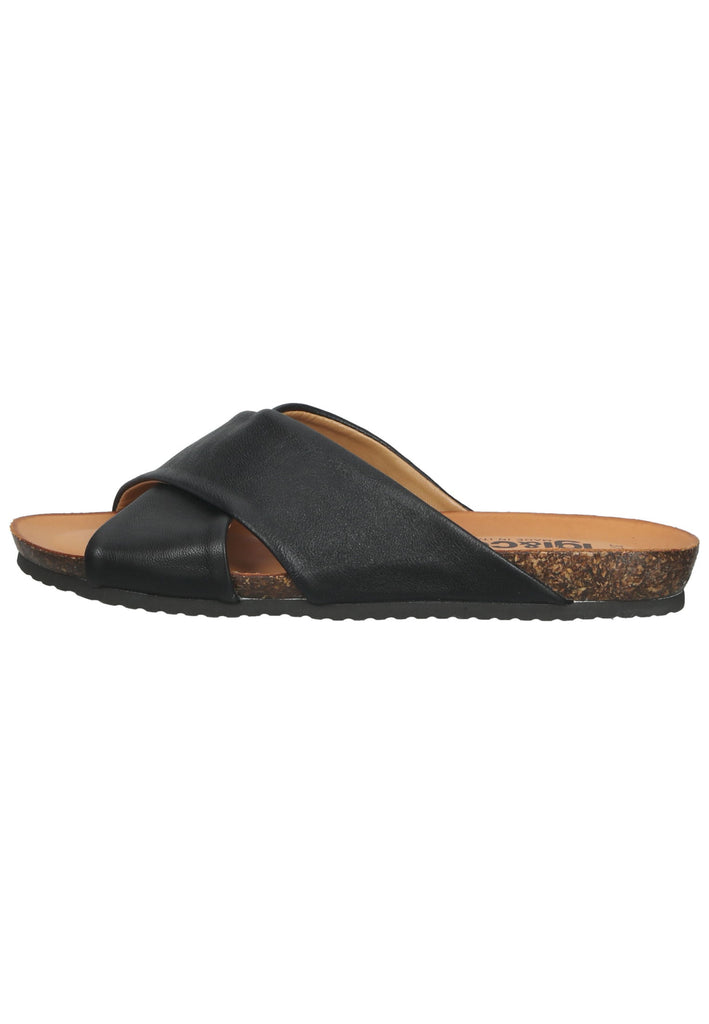 IGI&CO Pantoletten Leder Schwarz - surf4shoes