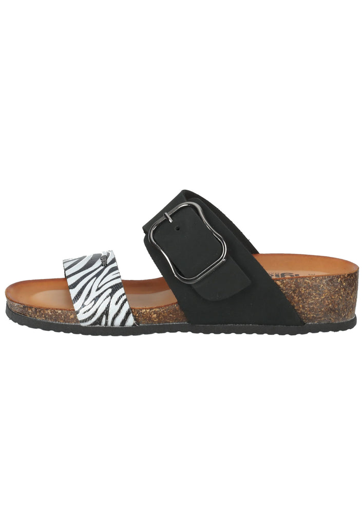 IGI&CO Pantoletten Leder Schwarz - surf4shoes