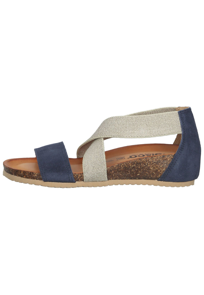 IGI&CO Sandalen Leder/Textil Blau - surf4shoes
