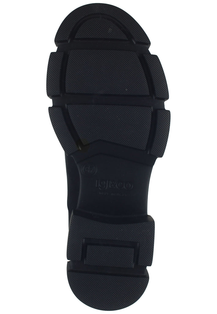 IGI&CO Halbschuhe Nappaleder Schwarz - surf4shoes