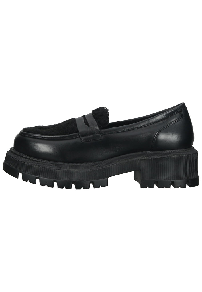 Lazamani Slipper Leder Schwarz - surf4shoes
