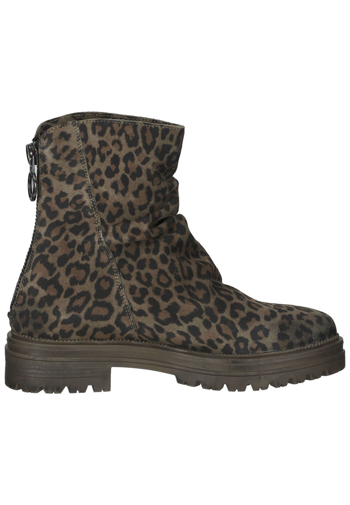 Lazamani Stiefelette Leder Leopard - surf4shoes