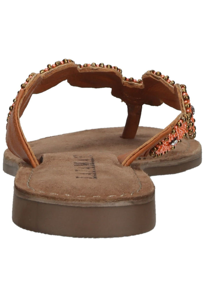 Lazamani Zehensteg Leder Orange - surf4shoes