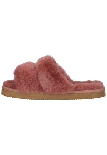 Shepherd Hausschuhe Lammfell Rot/Pink - surf4shoes