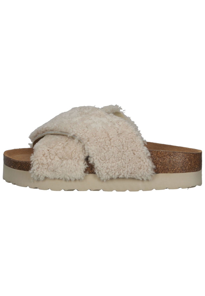 Shepherd Hausschuhe Lammfell Creme - surf4shoes