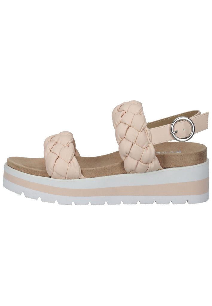 Bullboxer Sandalen Lederimitat Rosa/Weiß - surf4shoes