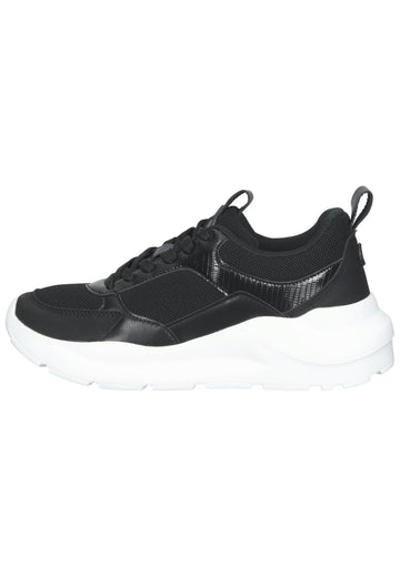 Bullboxer Sneaker Lederimitat/Mesh Schwarz - surf4shoes