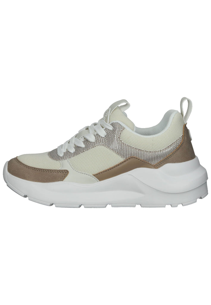 Bullboxer Sneaker Lederimitat/Mesh Beige/Braun - surf4shoes