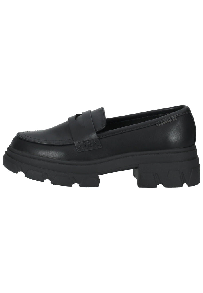Bullboxer Slipper Lederimitat Schwarz - surf4shoes