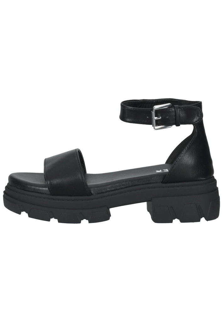 Bullboxer Sandalen Lederimitat Schwarz - surf4shoes