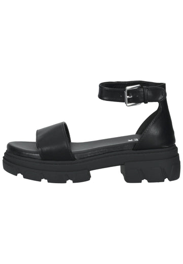 Bullboxer Sandalen Lederimitat Schwarz - surf4shoes