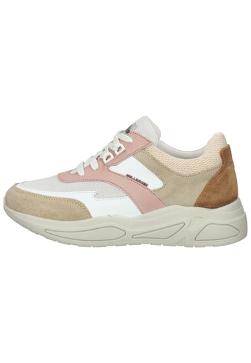 Bullboxer Sneaker Leder/Textil Beige/Rosa - surf4shoes