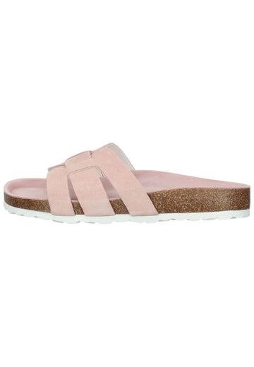 Bullboxer Pantoletten Leder Rosa - surf4shoes