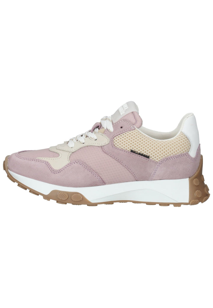 Bullboxer Sneaker Leder/Textil Beige/Rosa - surf4shoes