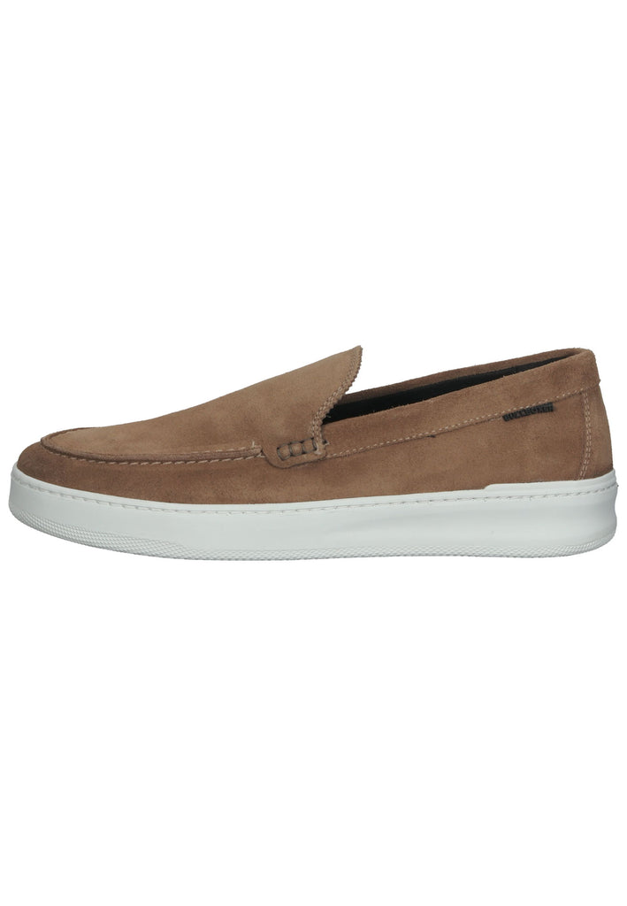 Bullboxer Slipper Veloursleder Taupe - surf4shoes