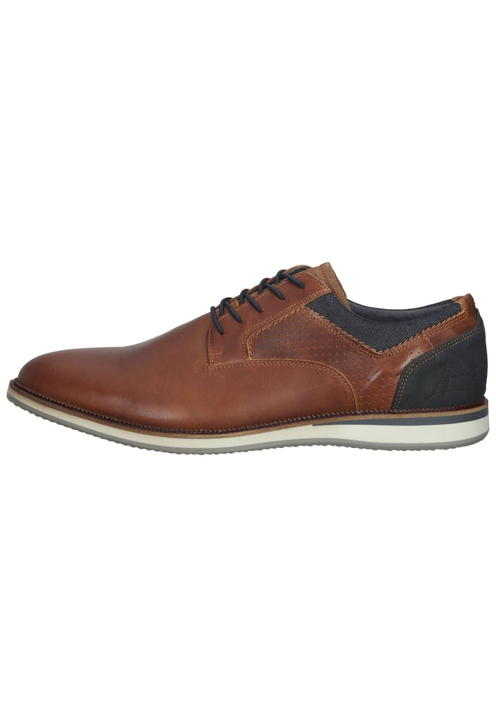 Bullboxer Halbschuhe Leder/Textil Cognac - surf4shoes
