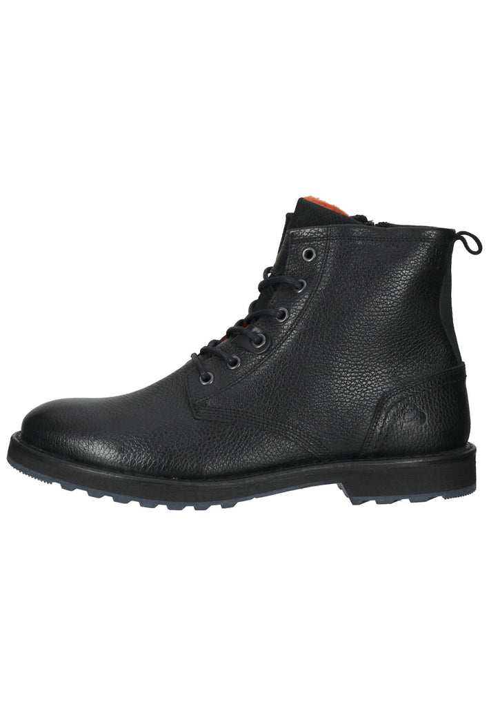 Bullboxer Stiefelette Leder Schwarz Warmfutter - surf4shoes