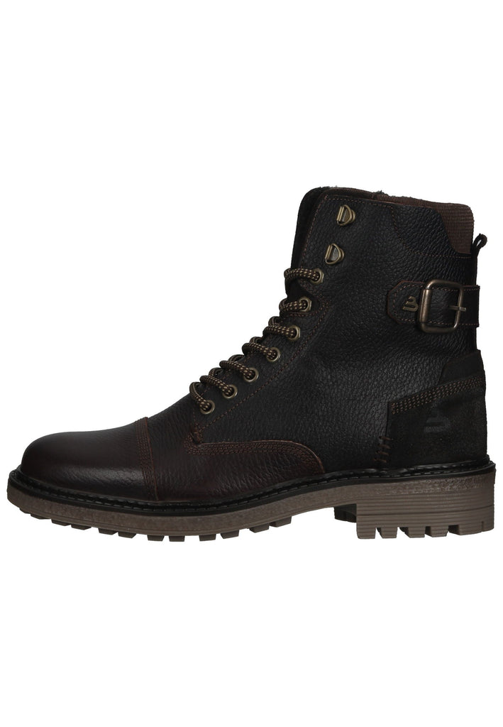 Bullboxer Stiefelette Leder/Textil Braun Warmfutter - surf4shoes