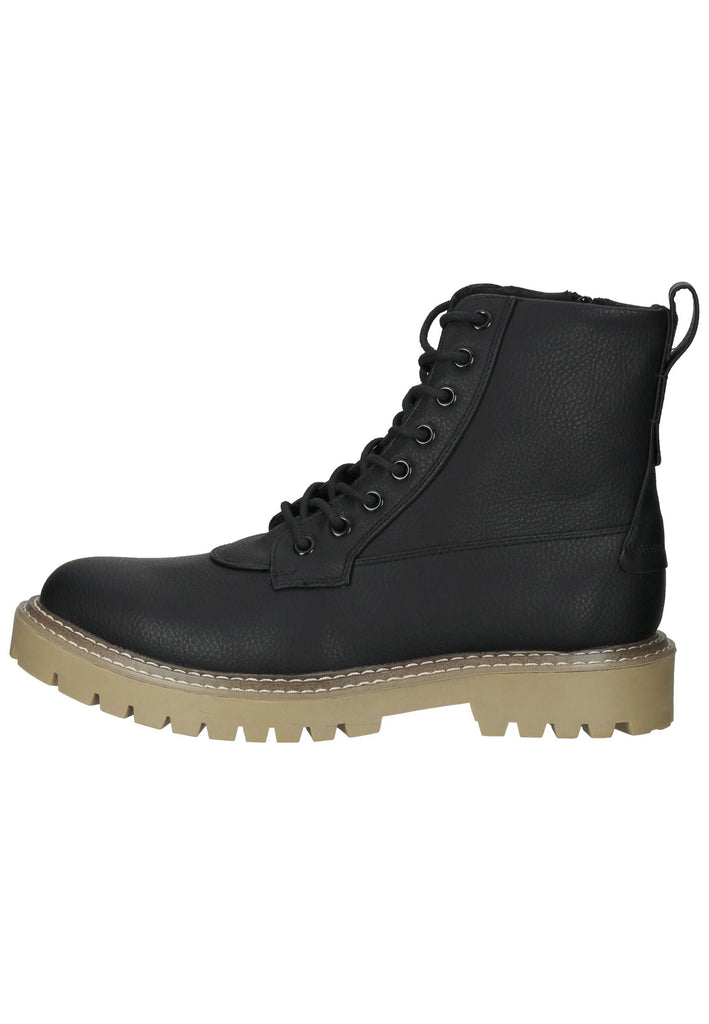 Bullboxer Stiefelette Lederimitat Schwarz - surf4shoes