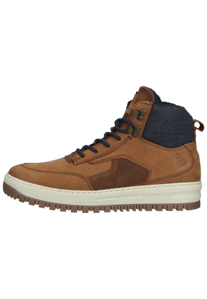 Bullboxer Sneaker Leder/Textil Cognac - surf4shoes
