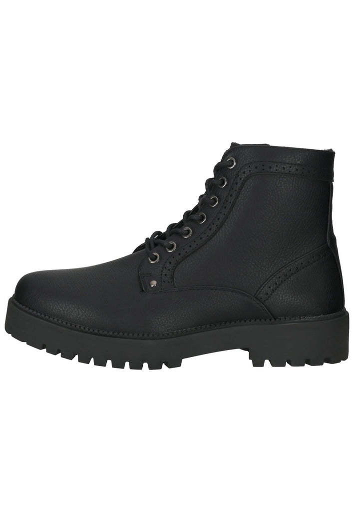 Bullboxer Stiefelette Lederimitat/Textil Schwarz - surf4shoes