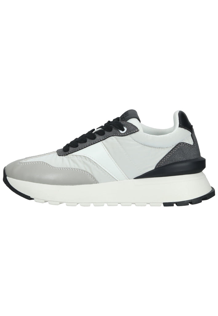 Bullboxer Sneaker Lederimitat/Textil Grau/Weiß - surf4shoes