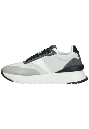 Bullboxer Sneaker Lederimitat/Textil Grau/Weiß - surf4shoes