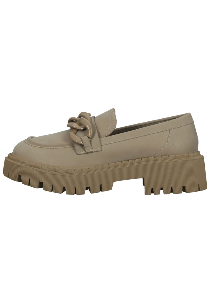 Bullboxer Slipper Lederimitat Beige - surf4shoes