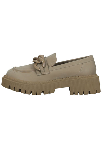 Bullboxer Slipper Lederimitat Beige - surf4shoes