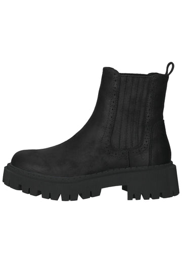 Bullboxer Stiefelette Lederimitat/Textil Schwarz - surf4shoes