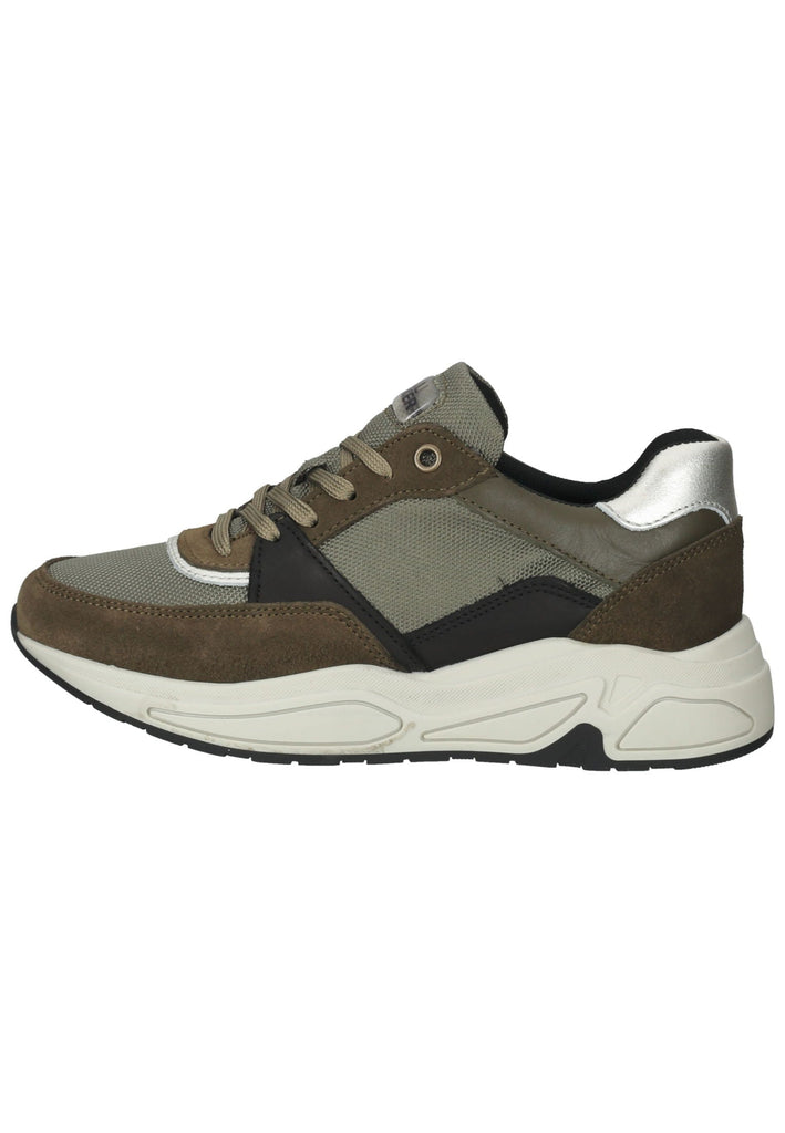 Bullboxer Sneaker Leder/Textil Grün/Schwarz - surf4shoes
