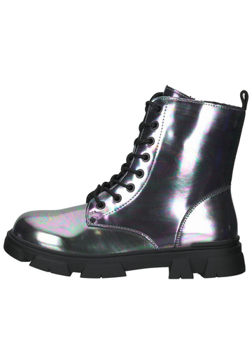 Bullboxer Stiefelette Lederimitat Silber - surf4shoes