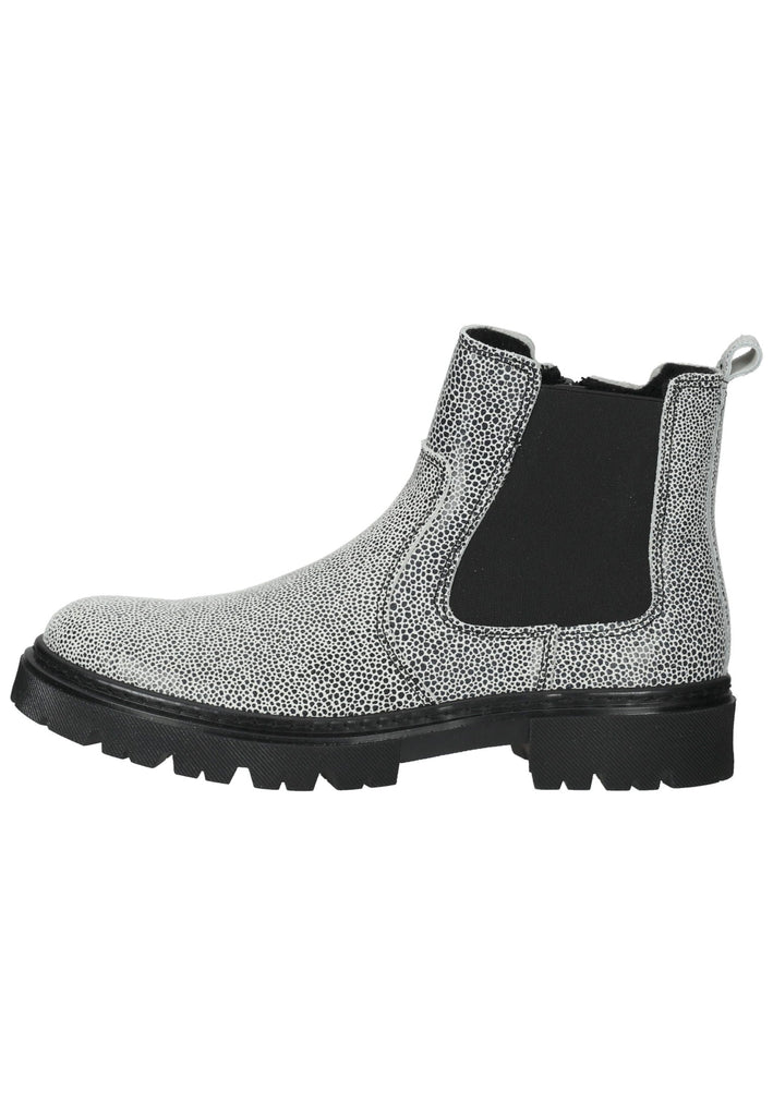 Bullboxer Stiefelette Leder Schwarz/Silber - surf4shoes