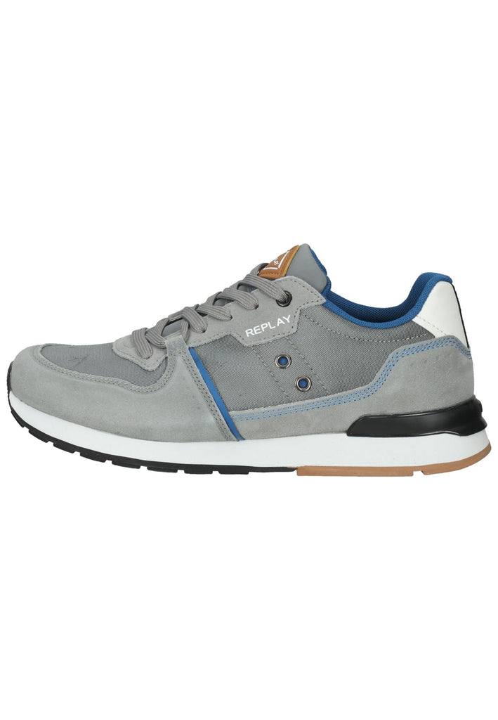 Replay Sneaker Leder Grau - surf4shoes