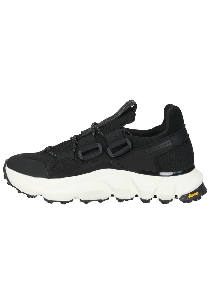 Replay Sneaker Lederimitat/Textil Schwarz - surf4shoes