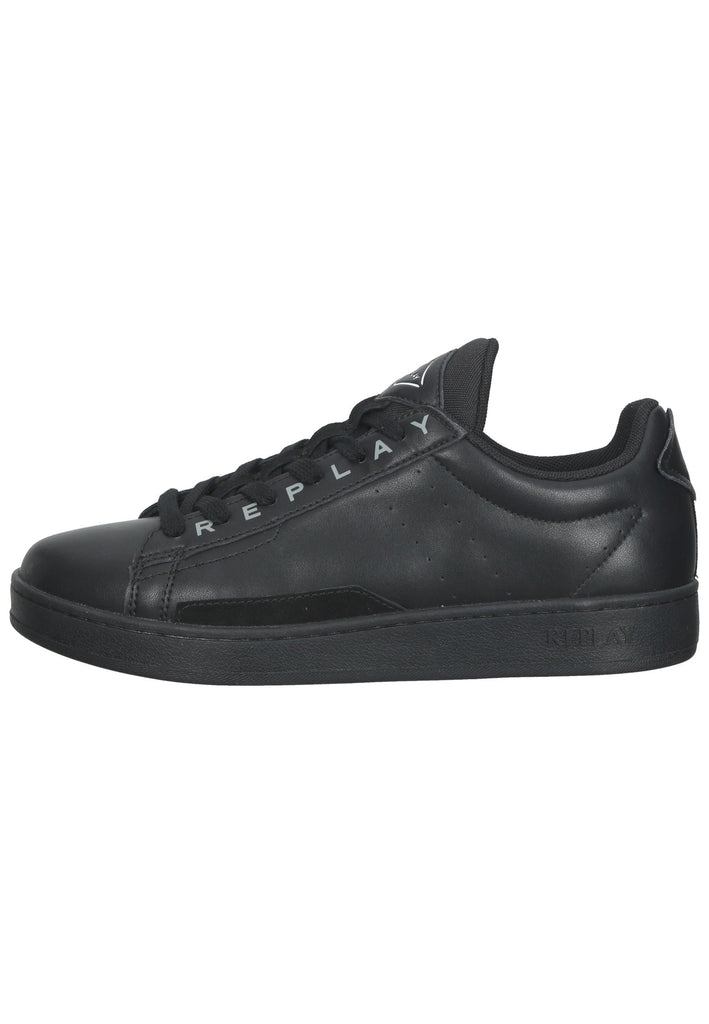 Replay Sneaker Leder Schwarz - surf4shoes
