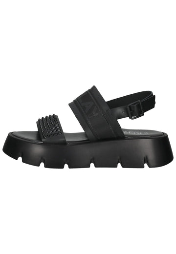 Replay Sandalen Leder Schwarz - surf4shoes