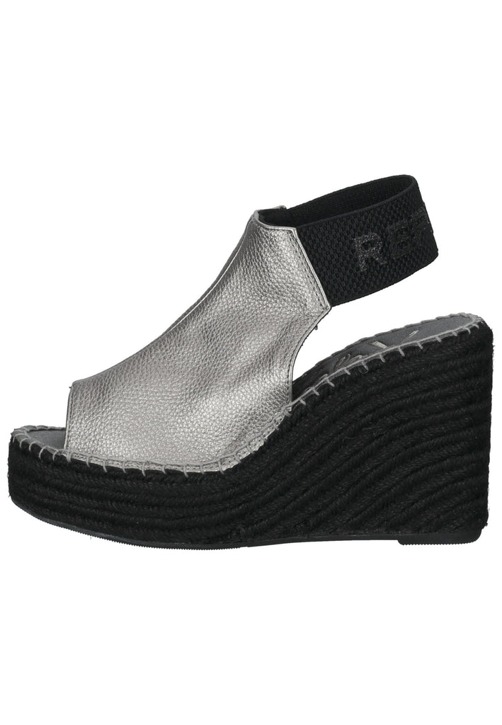 Replay Sandalen Lederimitat Pewter - surf4shoes