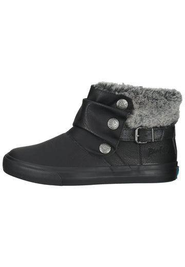 Blowfish Stiefelette Lederimitat Schwarz Warmfutter - surf4shoes