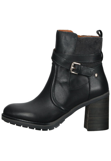 Pikolinos Stiefelette Leder/Textil Schwarz - surf4shoes