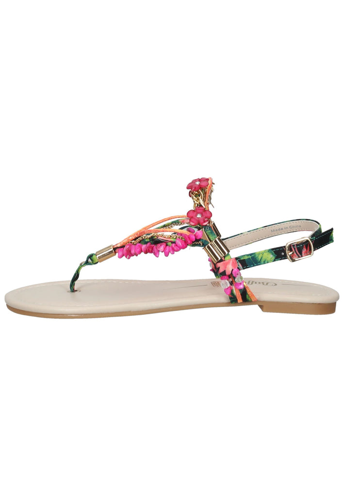 Buffalo Sandalen Textil Fuchsia - surf4shoes