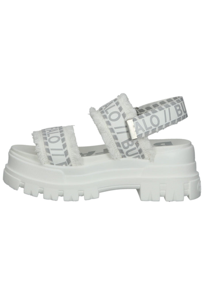 Buffalo Sandalen Textil Weiß - surf4shoes