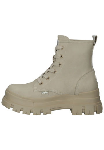 Buffalo Stiefelette Lederimitat Cream - surf4shoes