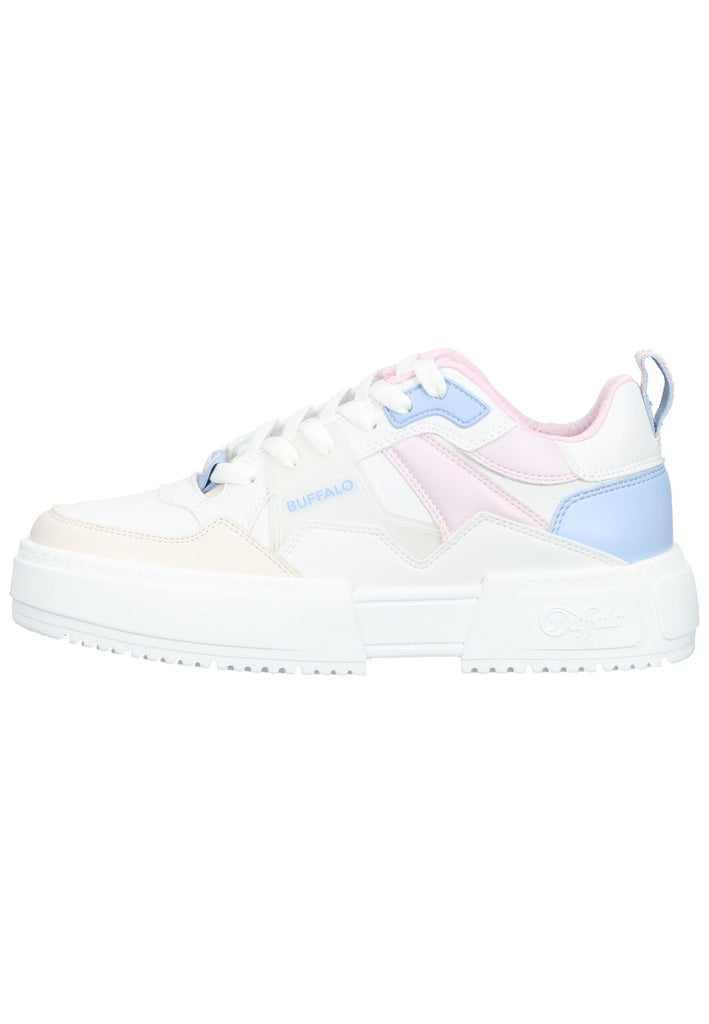 Buffalo Sneaker Lederimitat Blau/Pink - surf4shoes