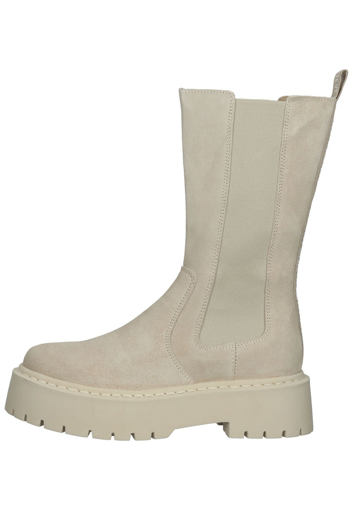 Steve Madden Stiefel Veloursleder Beige - surf4shoes