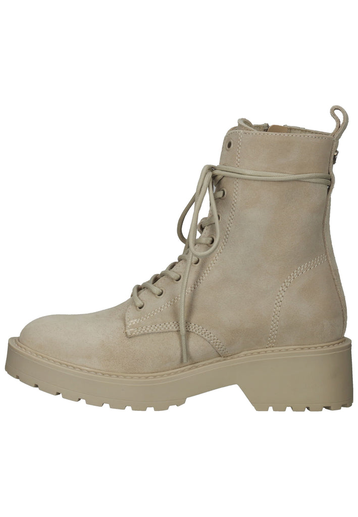 Steve Madden Stiefelette Veloursleder Beige - surf4shoes