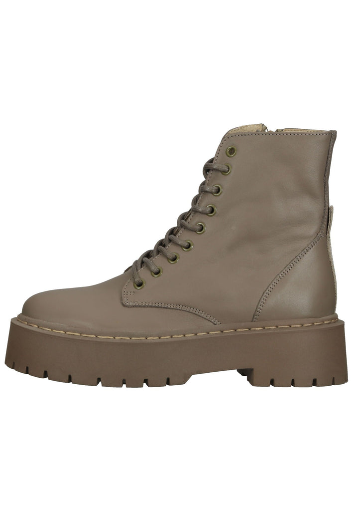 Steve Madden Stiefelette Lederimitat Beige - surf4shoes