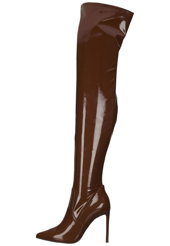 Steve Madden Stiefel Lederimitat Cognac - surf4shoes