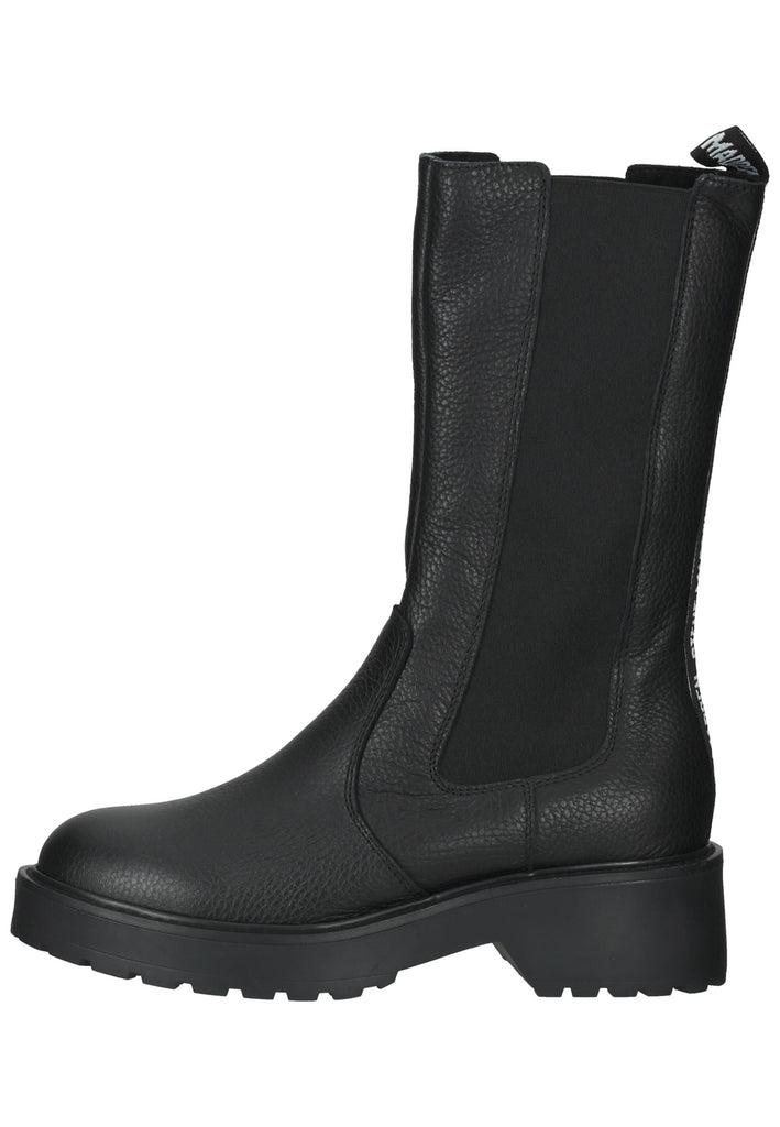 Steve Madden Stiefel Leder/Textil Schwarz - surf4shoes